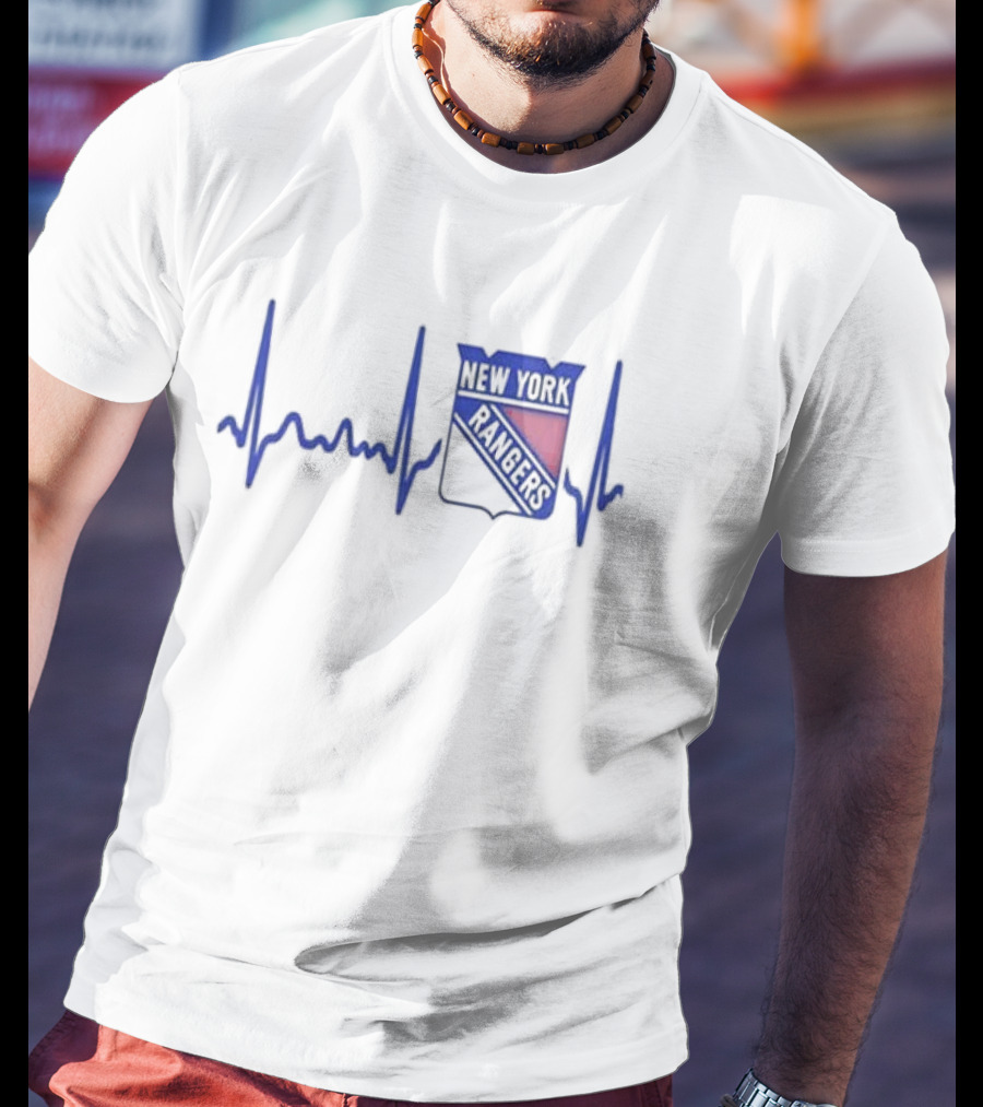 Heartbeat New York Rangers Hockey T-Shirt