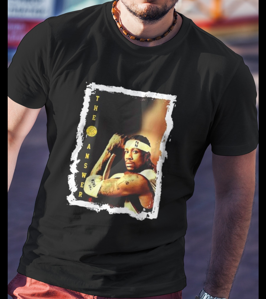 Allen Iverson The Answer Basketball Legend T-Shirt