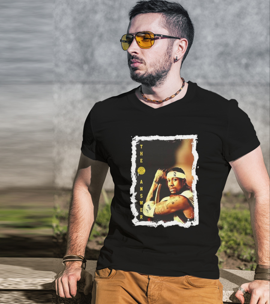 Allen Iverson The Answer Basketball Legend T-Shirt
