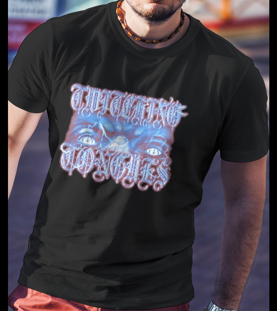 Twitching Tongues Eyes Alien Glare T-Shirt