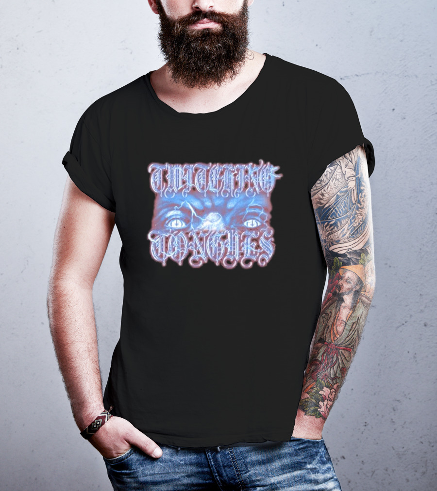 Twitching Tongues Eyes Alien Glare T-Shirt