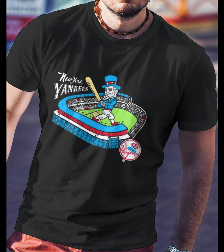New York Yankees Uncle Sam Baseball MLB Team Stadium T-Shirt