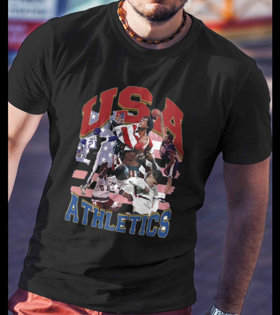 USA Athletics Almost Friday Iconic Sports Moments T-Shirt