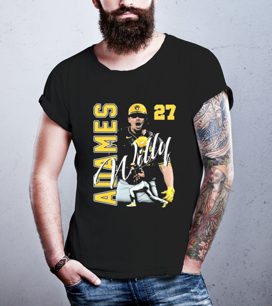 Willy Adames 27 Mke Allgoods Baseball Sports T-Shirt