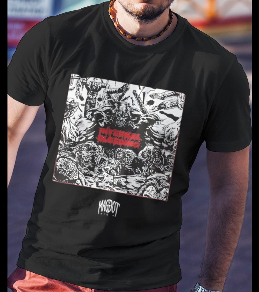 Internal Bleeding Maggot Stomp RWE Gruesome Zombie T-Shirt