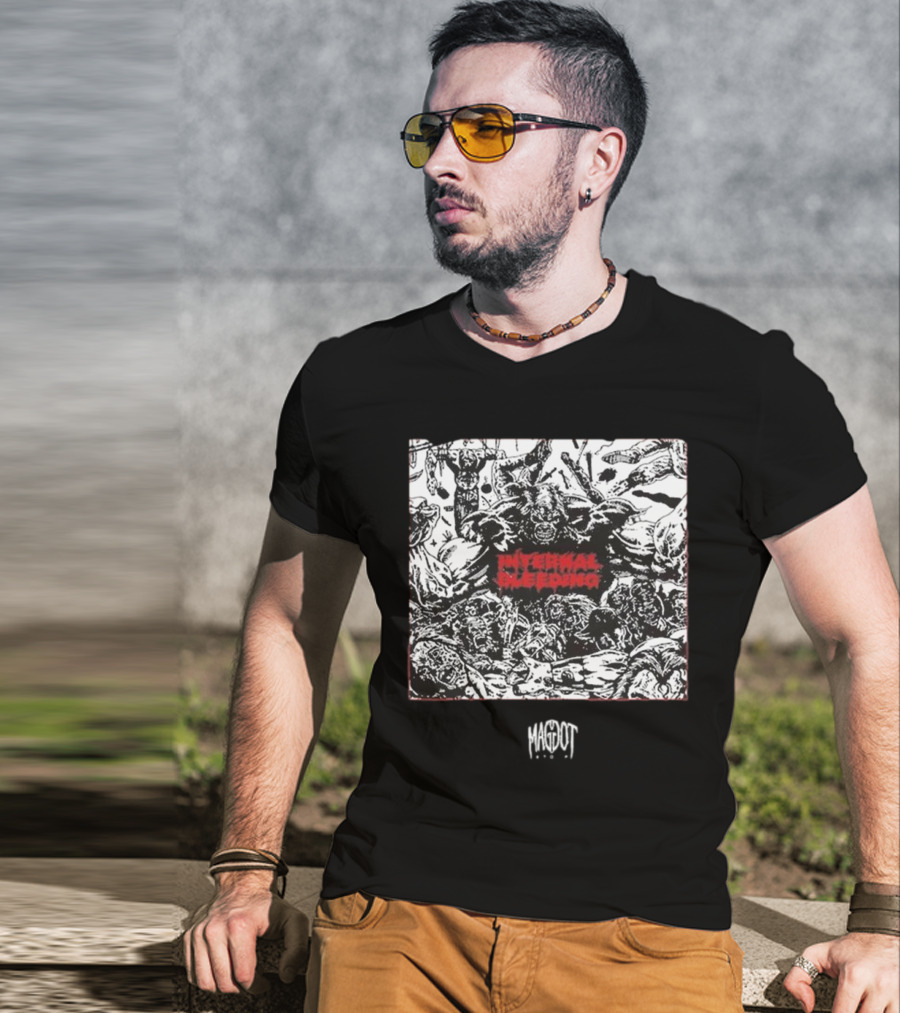 Internal Bleeding Maggot Stomp RWE Gruesome Zombie T-Shirt