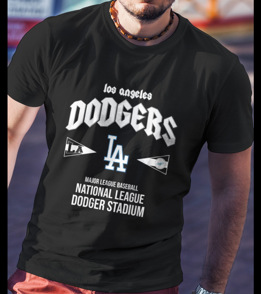 Los Angeles Dodgers LA National League Major League Baseball Dodger Stadium T-Shirt