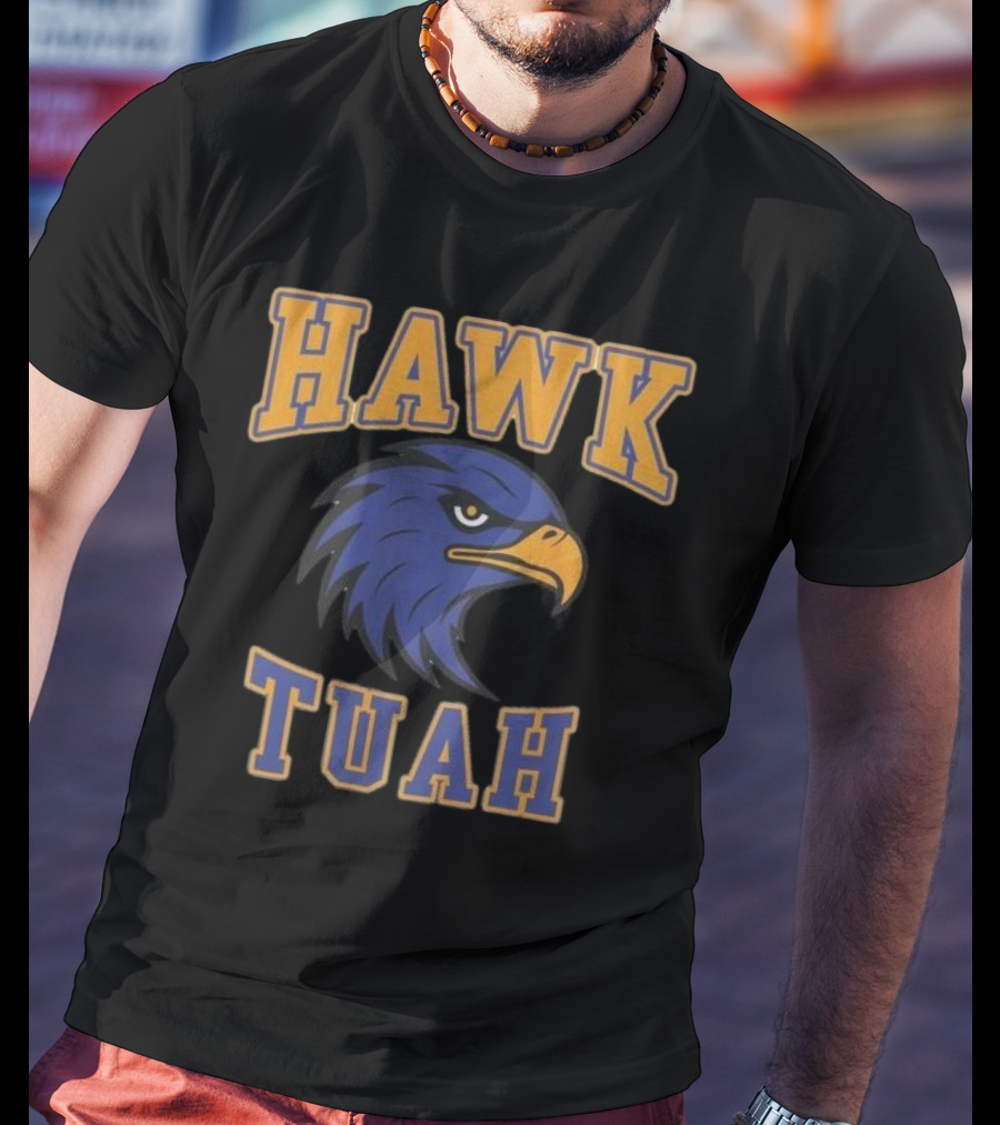 Hawk Tuah Team Spirit Blue Eagle T-Shirt