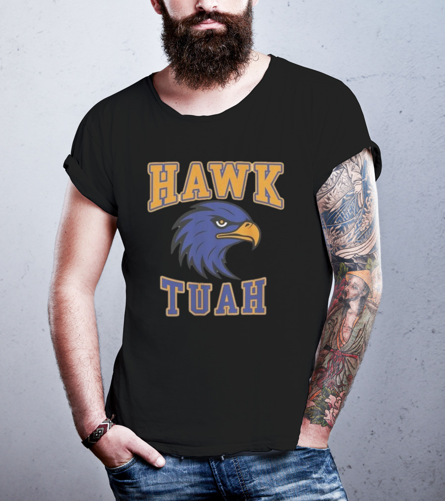 Hawk Tuah Team Spirit Blue Eagle T-Shirt