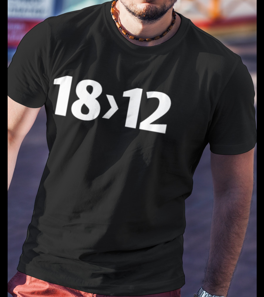 Mike Zarren 18 Greater Than 12 T-Shirt