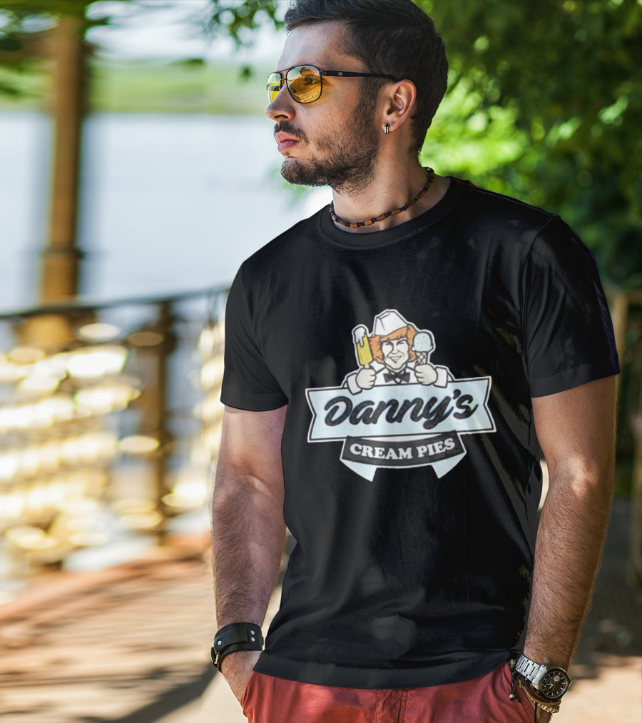 Danny Duncan Danny's Cream Pies Ice Cream Character T-Shirt