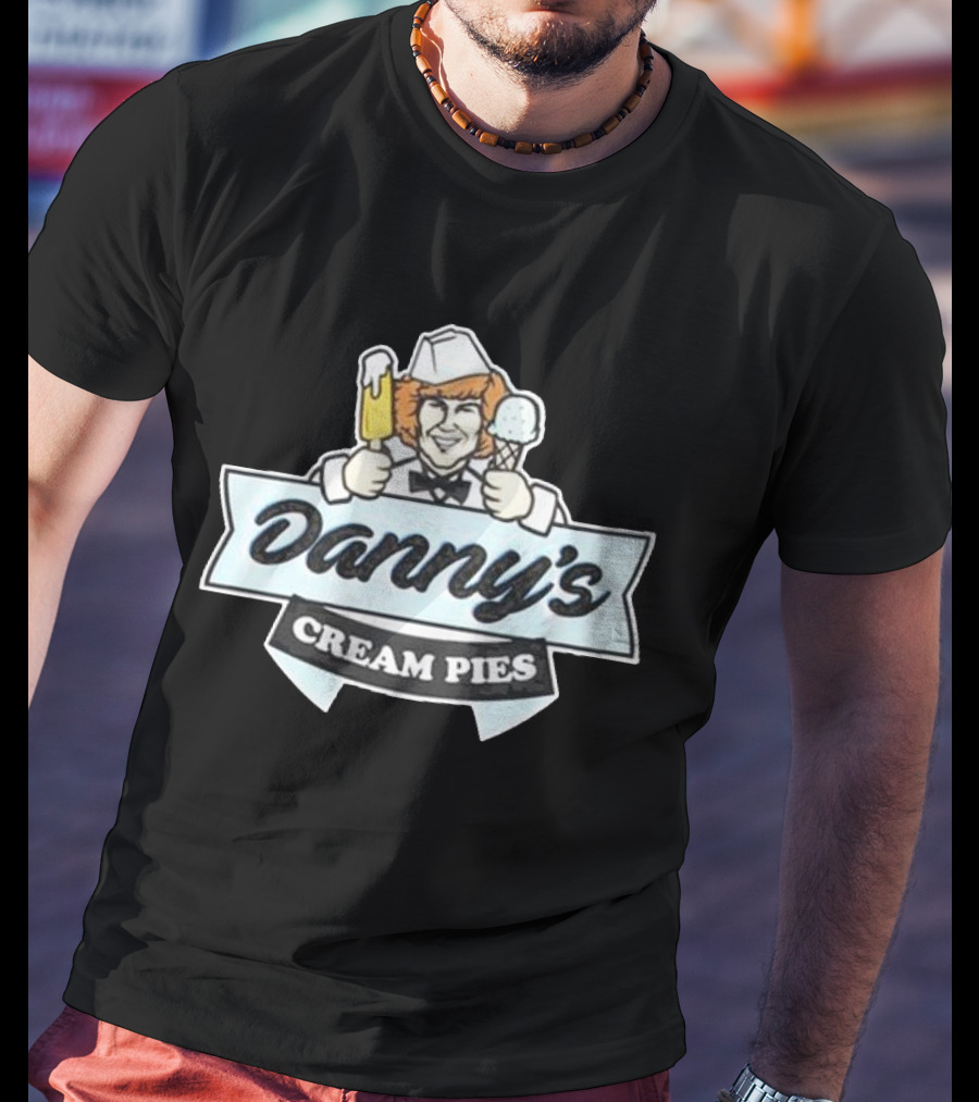 Danny Duncan Danny's Cream Pies Ice Cream Character T-Shirt