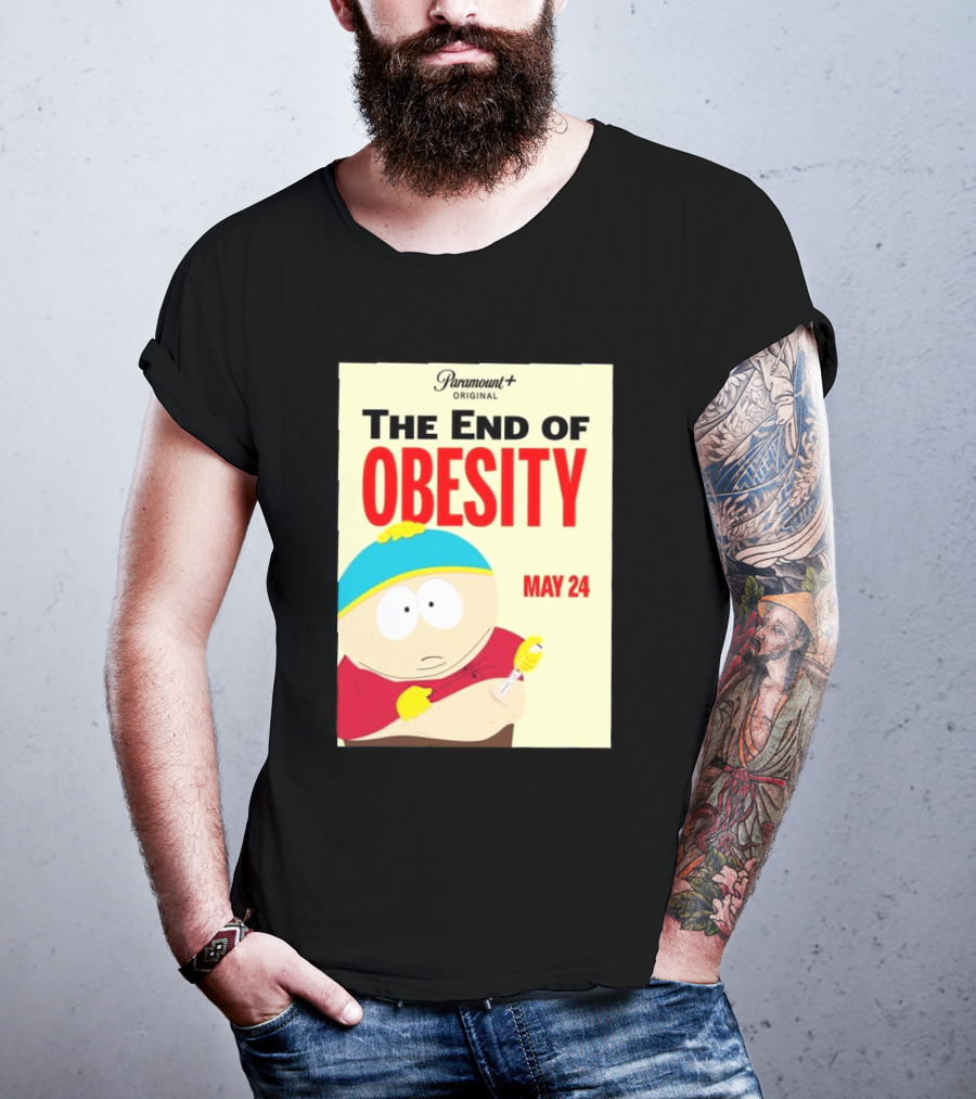 Paramount Original The End Of Obesity May 24 Featuring Iconic Cartoon Character T-Shirt
