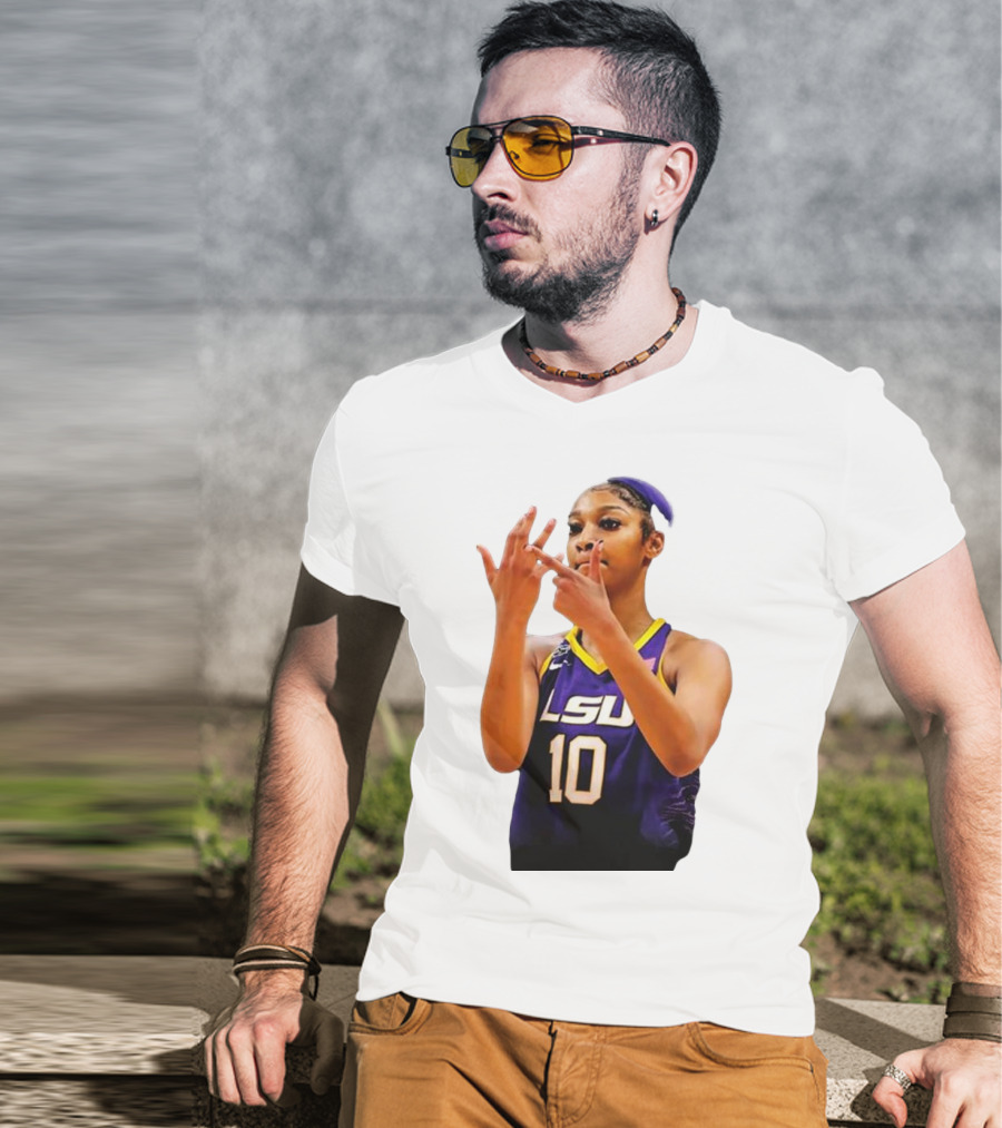 Angel Reese 10 LSU Ring Me T-Shirt