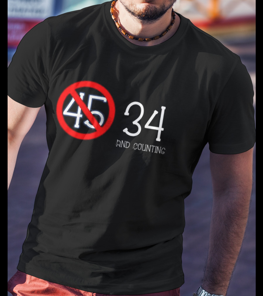 No 45 34 And Counting T-Shirt