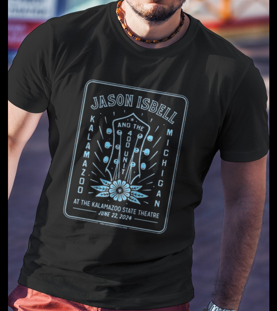 Jason Isbell And The 400 Unit Kalamazoo State Theatre Michigan June 22 T-Shirt
