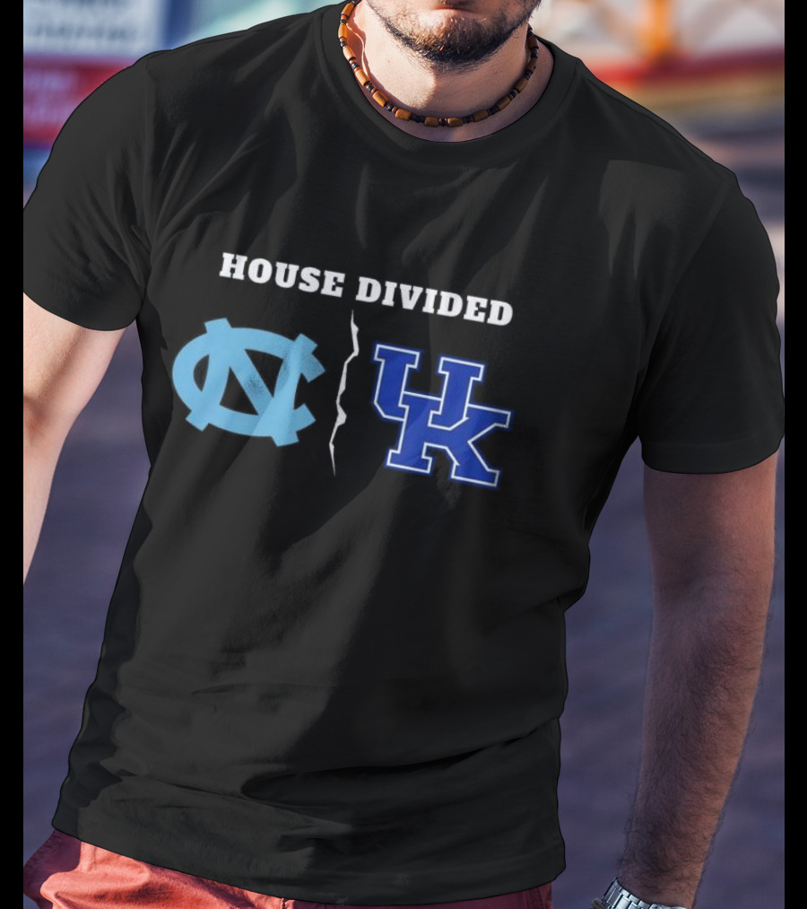 House Divided North Carolina Tar Heels Kentucky Wildcats T-Shirt