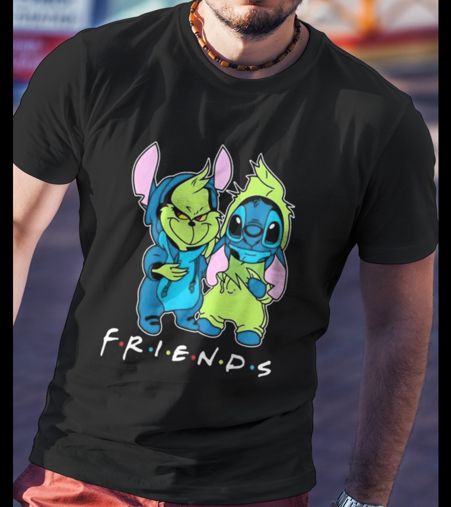 Stitch And Grinch Disney Friends Best Friends For Life T-Shirt