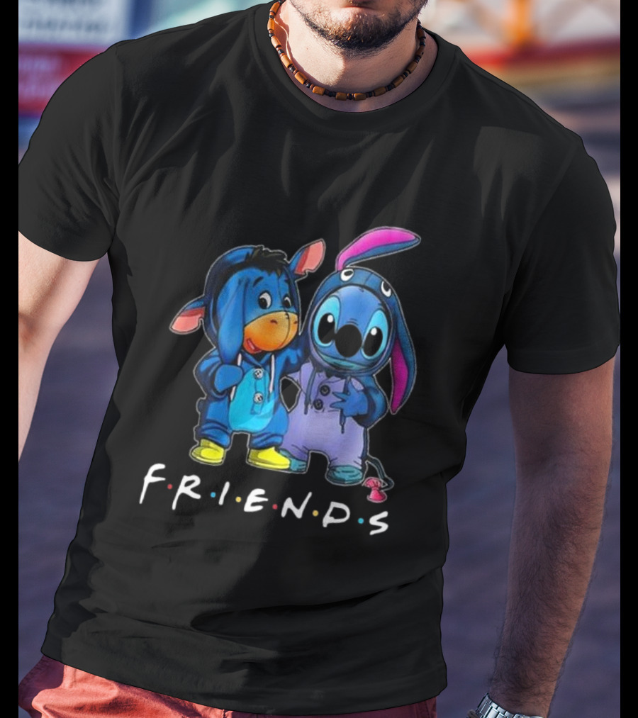 Eeyore Stitch Best Friends For Life F.R.I.E.N.D.S T-Shirt
