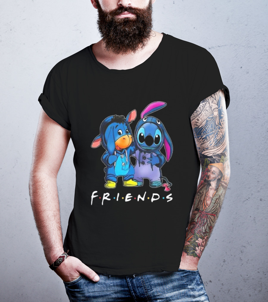 Eeyore Stitch Best Friends For Life F.R.I.E.N.D.S T-Shirt