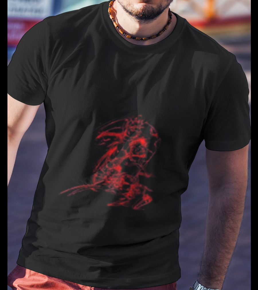 Guilty Gear Archival Record Sol And Ky Red Abstract T-Shirt