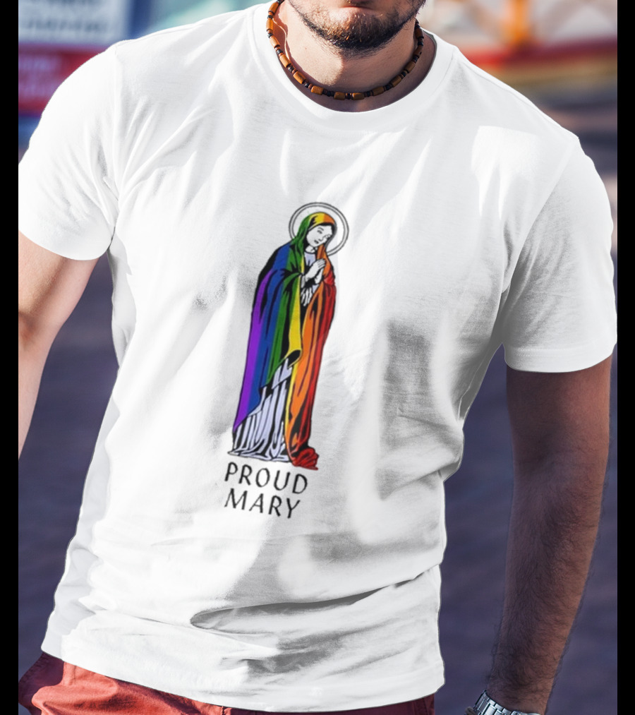 Proud Mary With Rainbow Pride Flag Colors T-Shirt