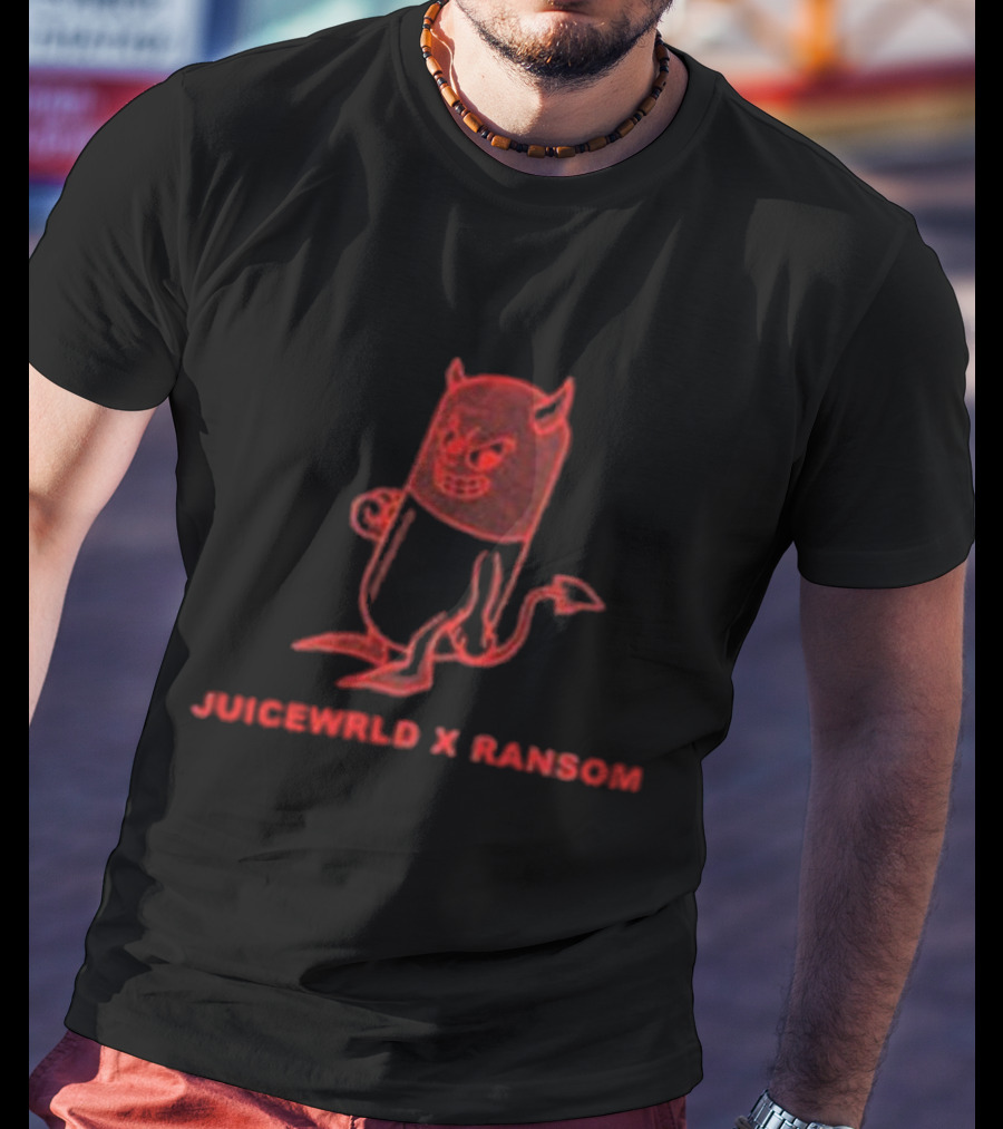 JUICE WRLD X RANSOM Devil Capsule T-Shirt