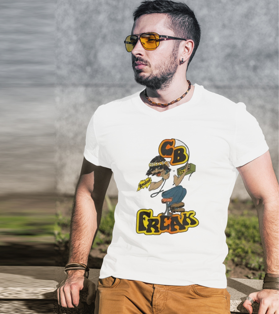 CB FREAK Breaker Trucker CB Radio Enthusiast T-Shirt