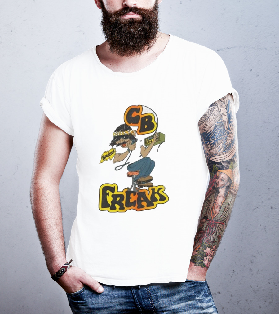 CB FREAK Breaker Trucker CB Radio Enthusiast T-Shirt