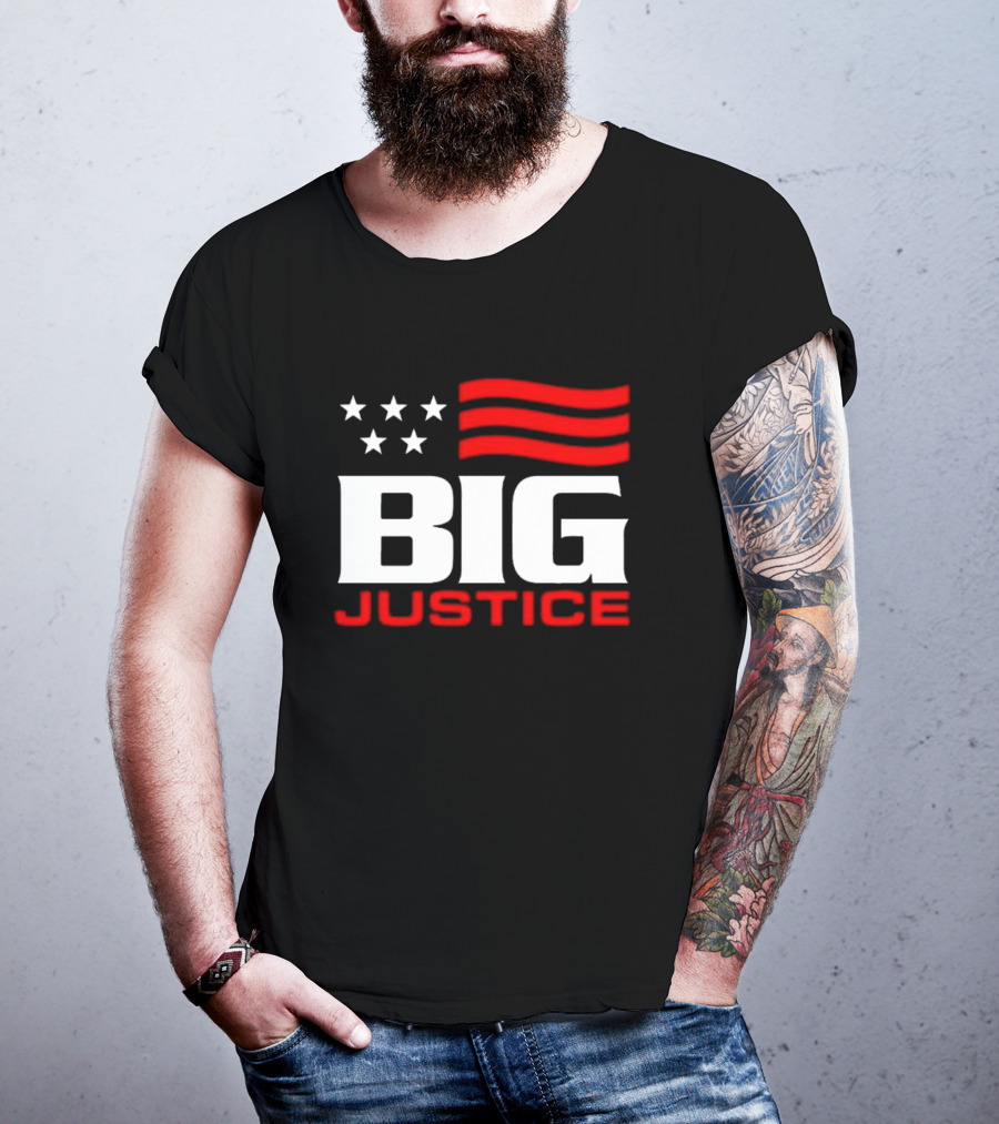 BIG JUSTICE American Flag T-Shirt