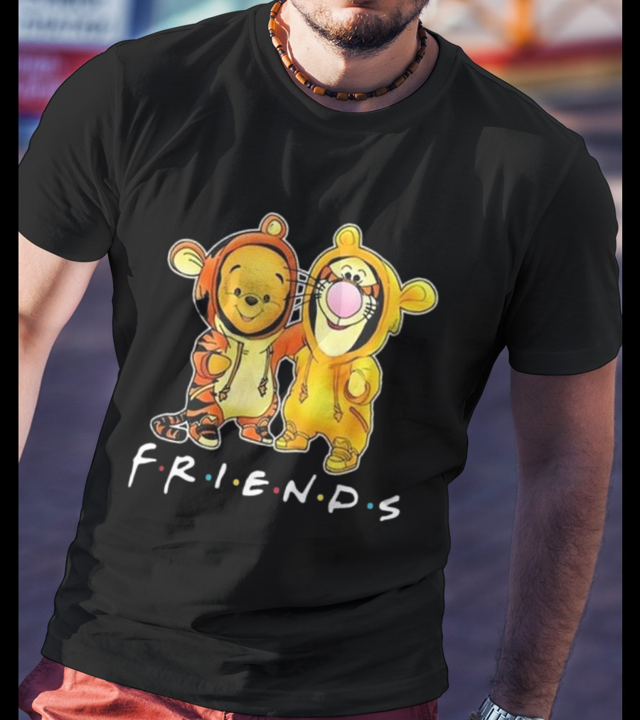 Winnie The Pooh Friends Tigger Style Hoodie Pals T-Shirt