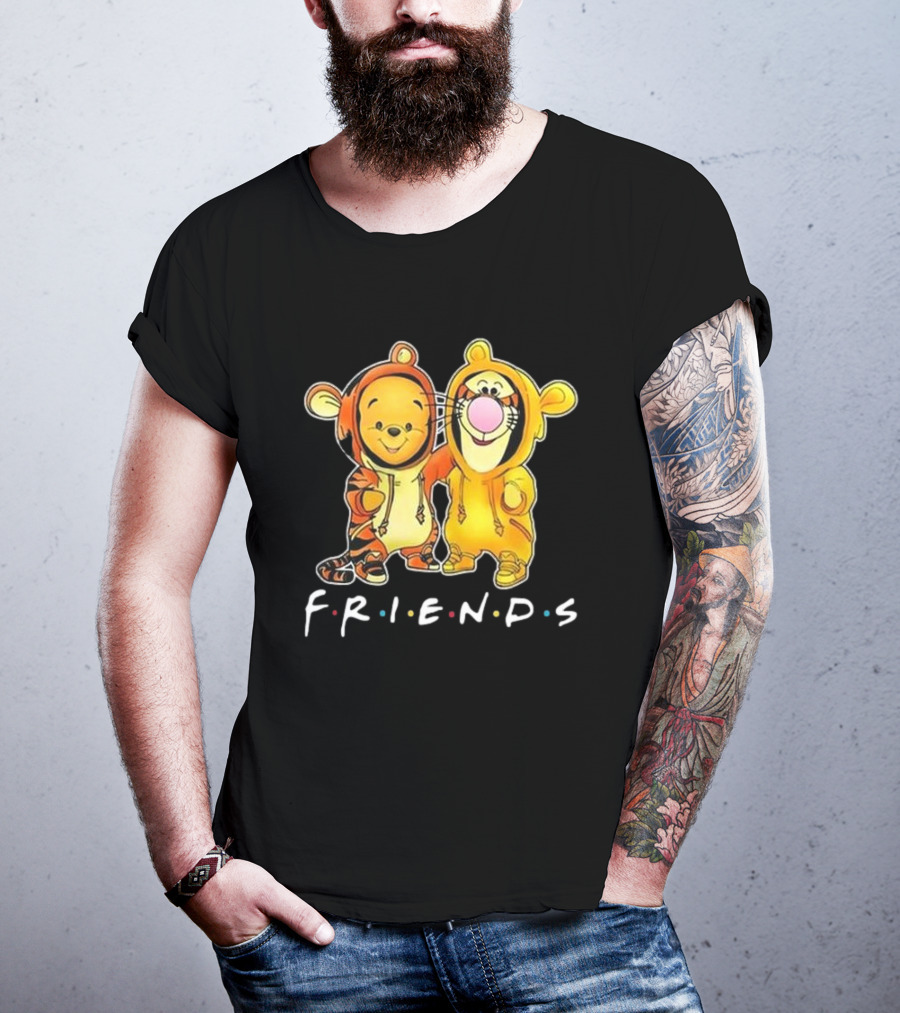 Winnie The Pooh Friends Tigger Style Hoodie Pals T-Shirt