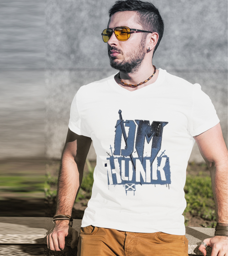DM Hunk Sword Elements Drew Mcintyre Ringer T-Shirt