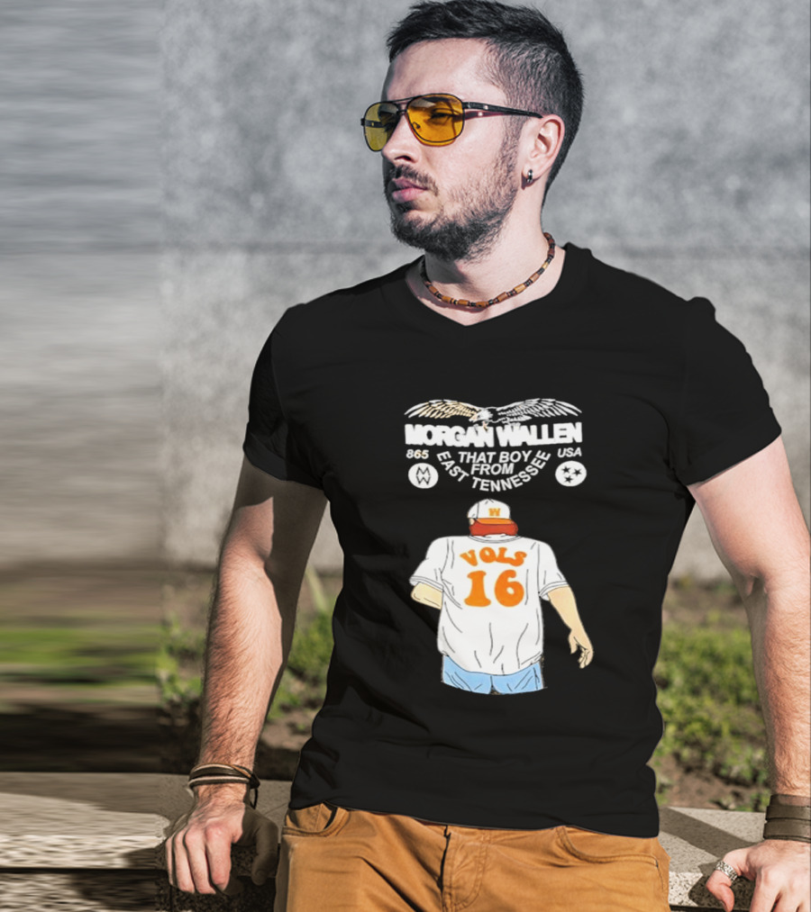 Morgan Wallen Vols 16 That Boy From East Tennessee USA 865 T-Shirt