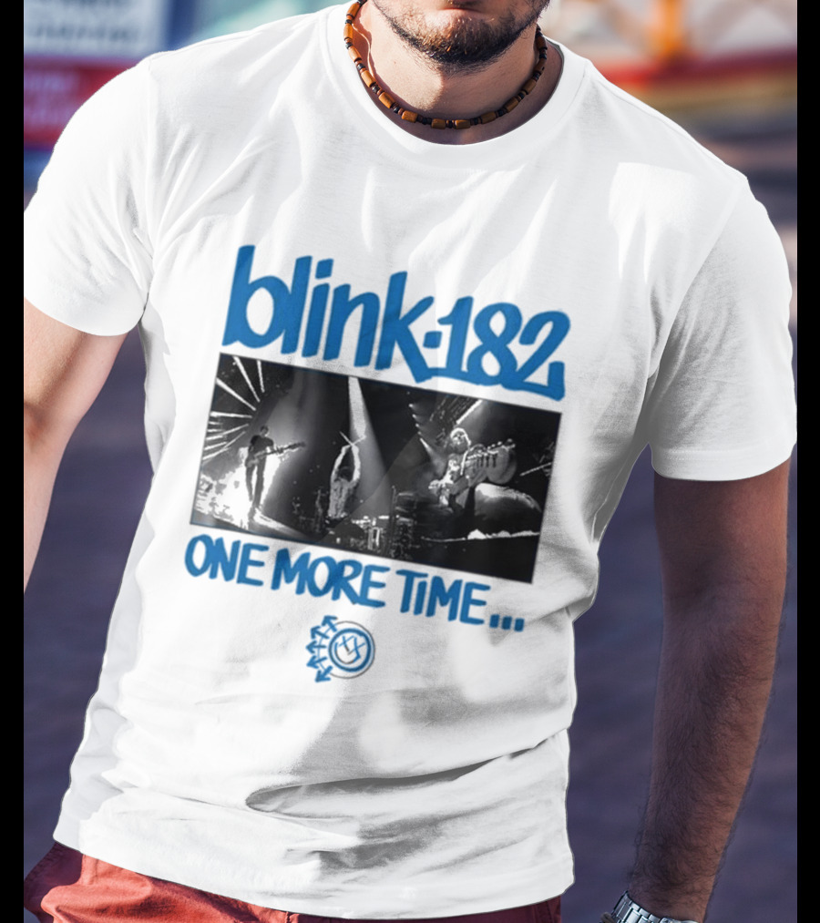 Blink-182 One More Time Concert Photo T-Shirt