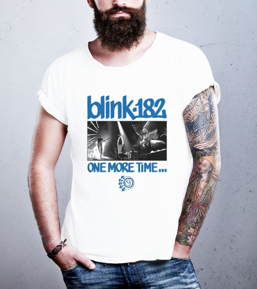 Blink-182 One More Time Concert Photo T-Shirt