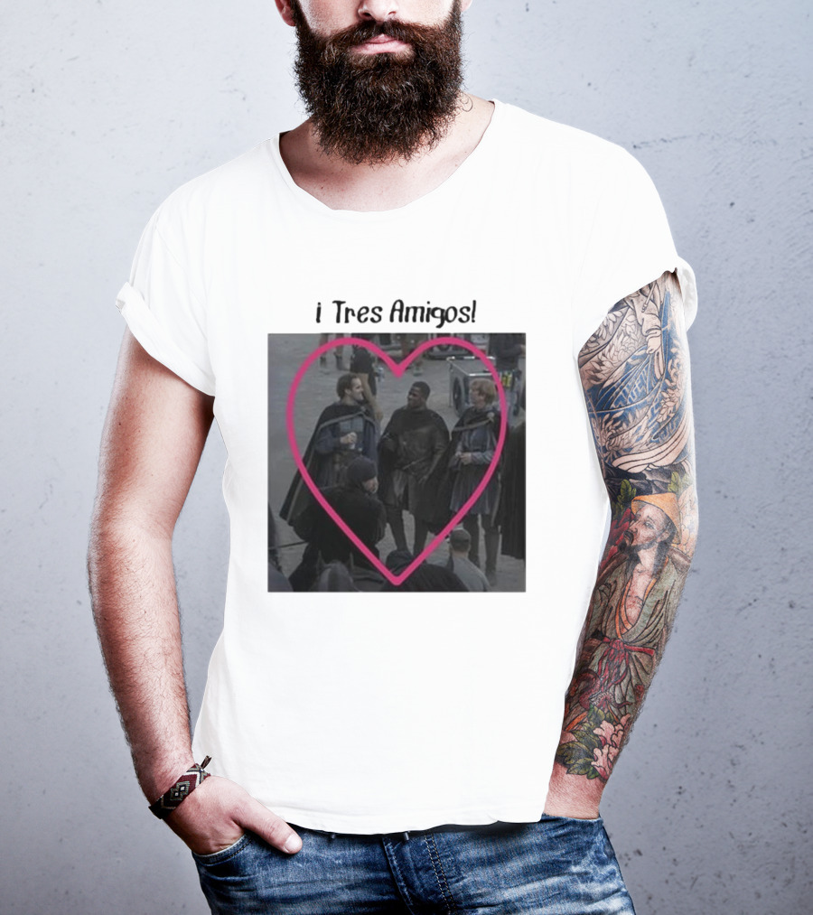 Martyn Reyne I Tres Amigos Aegon’s Friends Heart Scene T-Shirt
