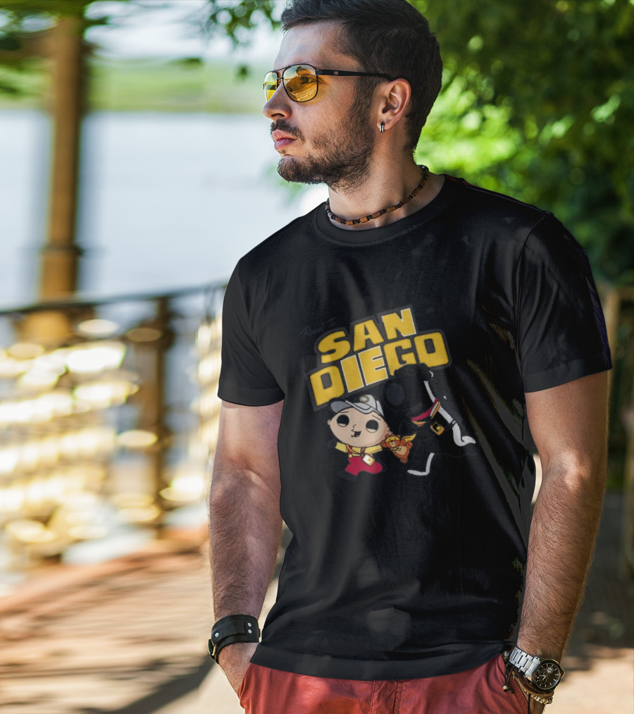 Road To San Diego Family Guy Inspired Stewie And Brian Adventure T-Shirt