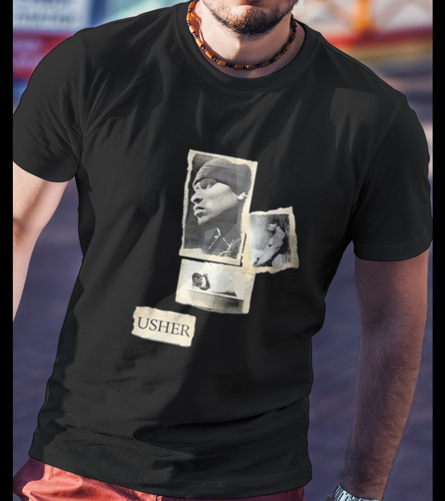 Usher Confessions Album Collage T-Shirt