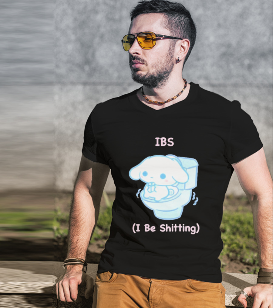 IBS I Be Shitting Cinnamoroll Toilet Humor T-Shirt