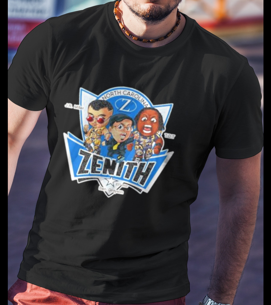 Zenith North Carolina J.R. Miller T.D.T Cartoon By Ben Grayson T-Shirt