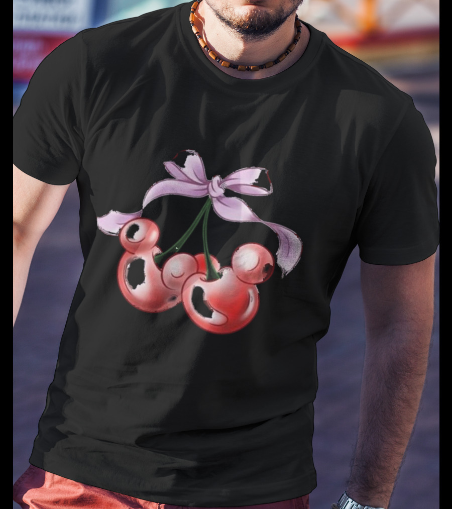 Rope Drop Threads Disney Mickey Cherries Bow T-Shirt