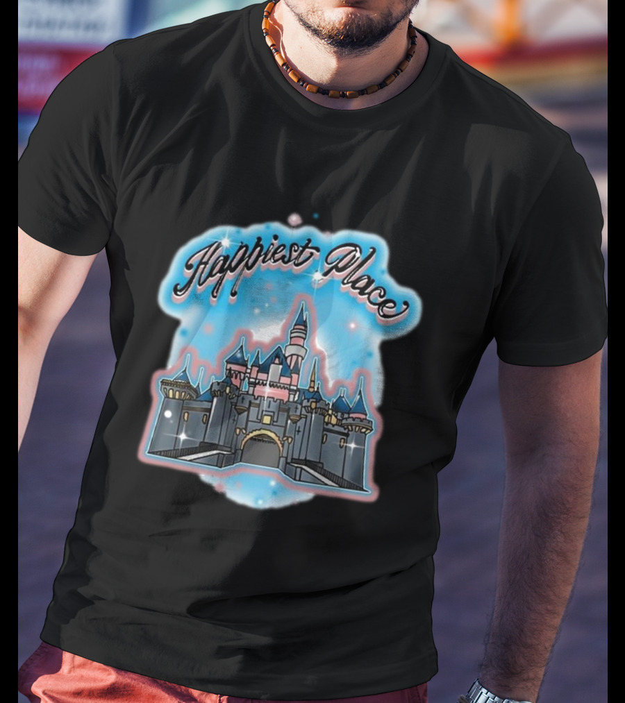 Happiest Place Rope Drop Threads Castle T-Shirt