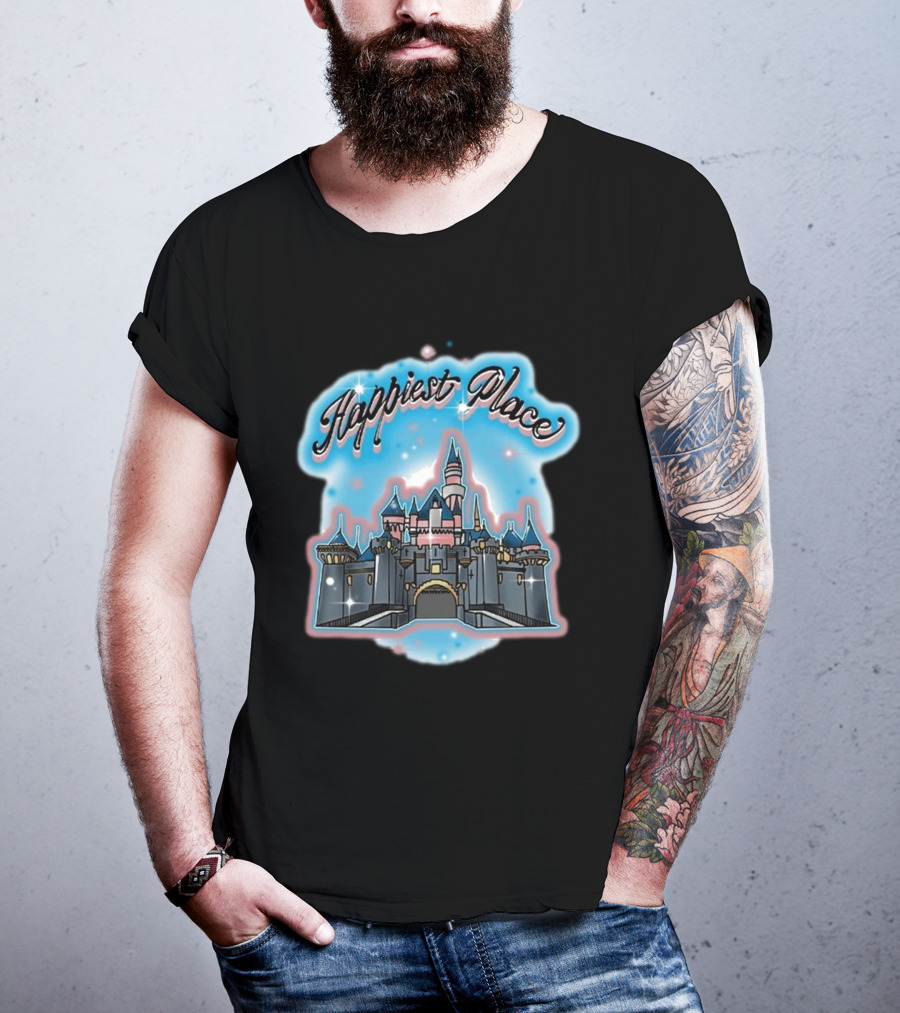 Happiest Place Rope Drop Threads Castle T-Shirt