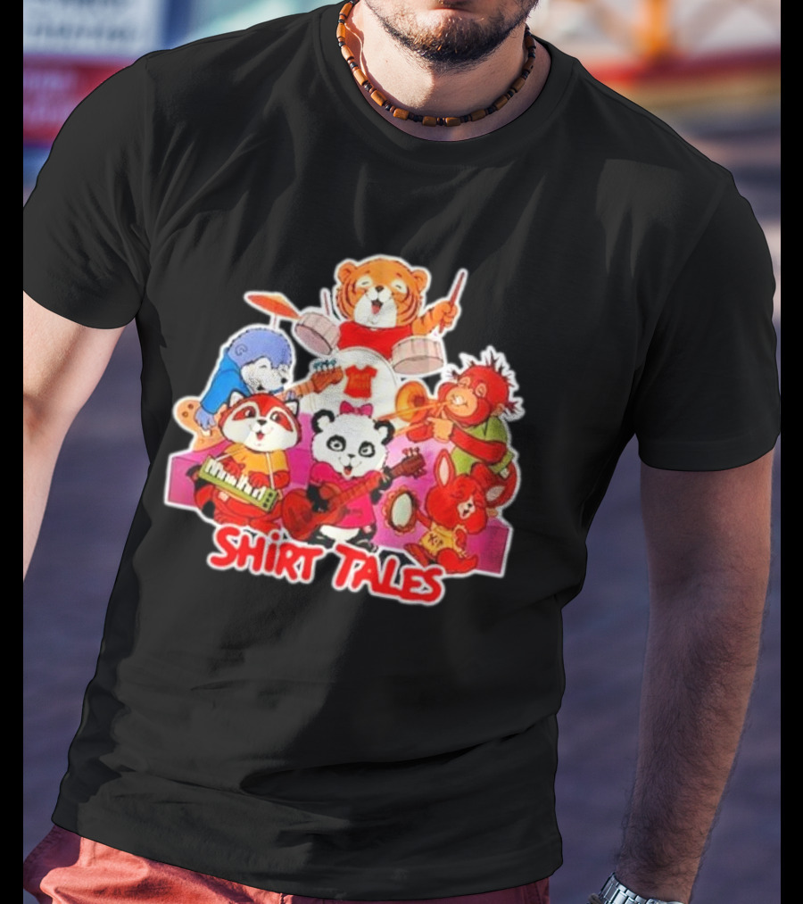 Shirt Tales Band Tribute Kids 80s Music Adventure T-Shirt