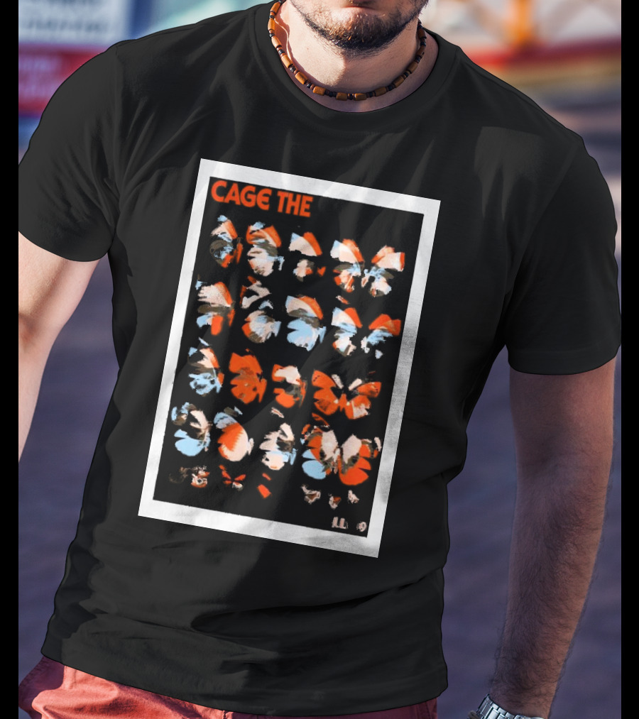 Cage The Elephant Butterfly Pattern Isleta Amphitheater Albuquerque July 9 T-Shirt