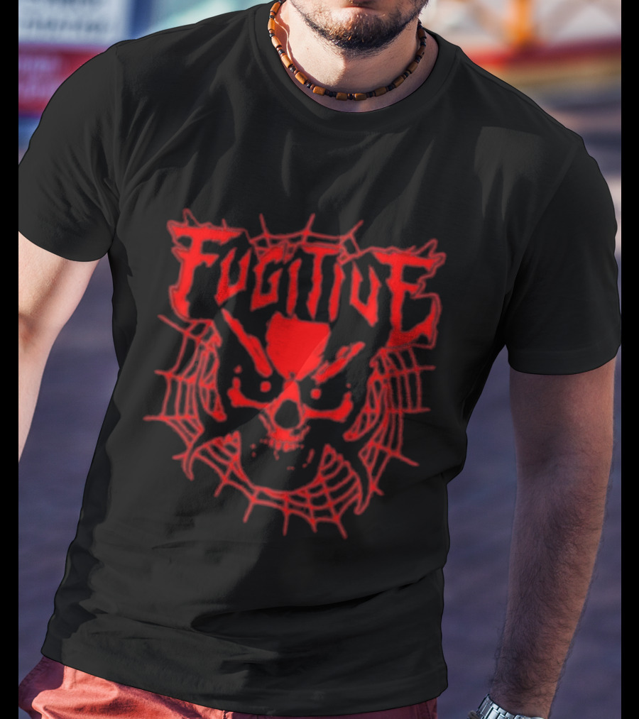 Fugitive Skull Spider Web T-Shirt
