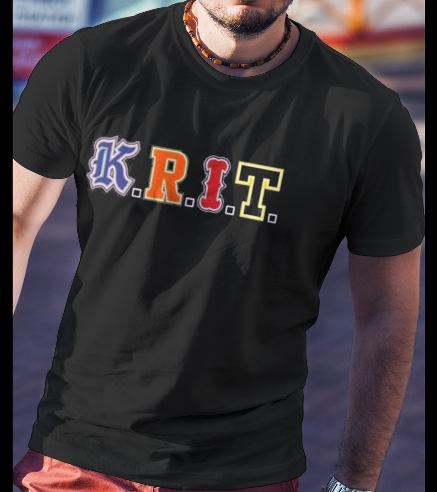Big K.R.I.T. Varsity Style Multicolor T-Shirt