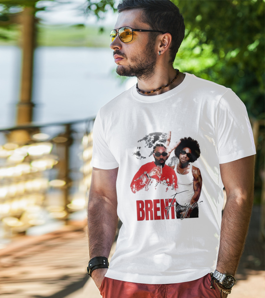 Brent Faiyaz Red Jacket And Tank Top T-Shirt