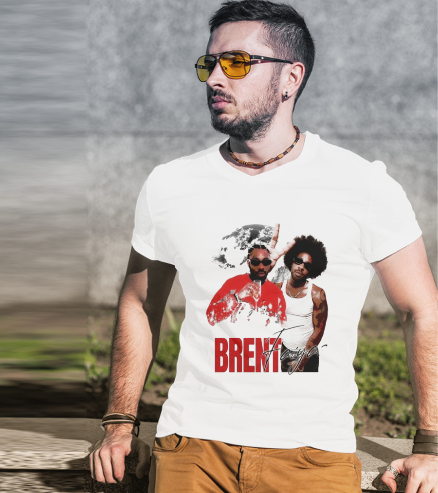 Brent Faiyaz Red Jacket And Tank Top T-Shirt